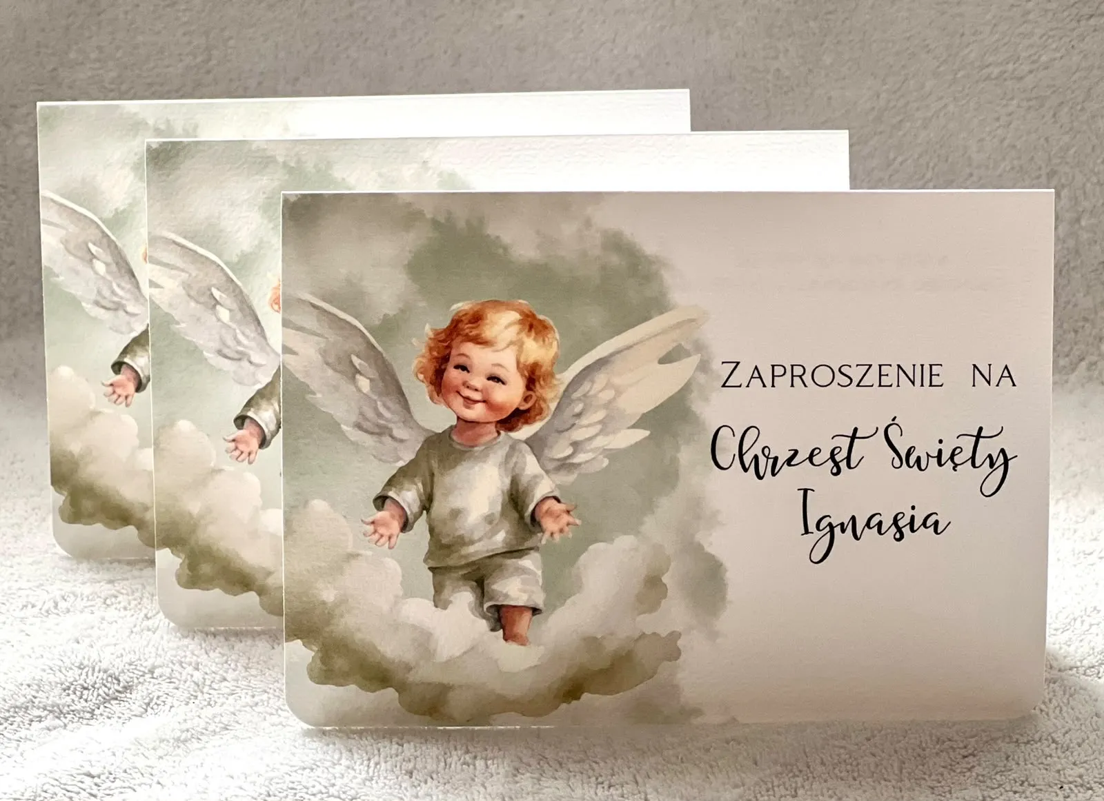 Zaproszenie na chrzest — przykład 19