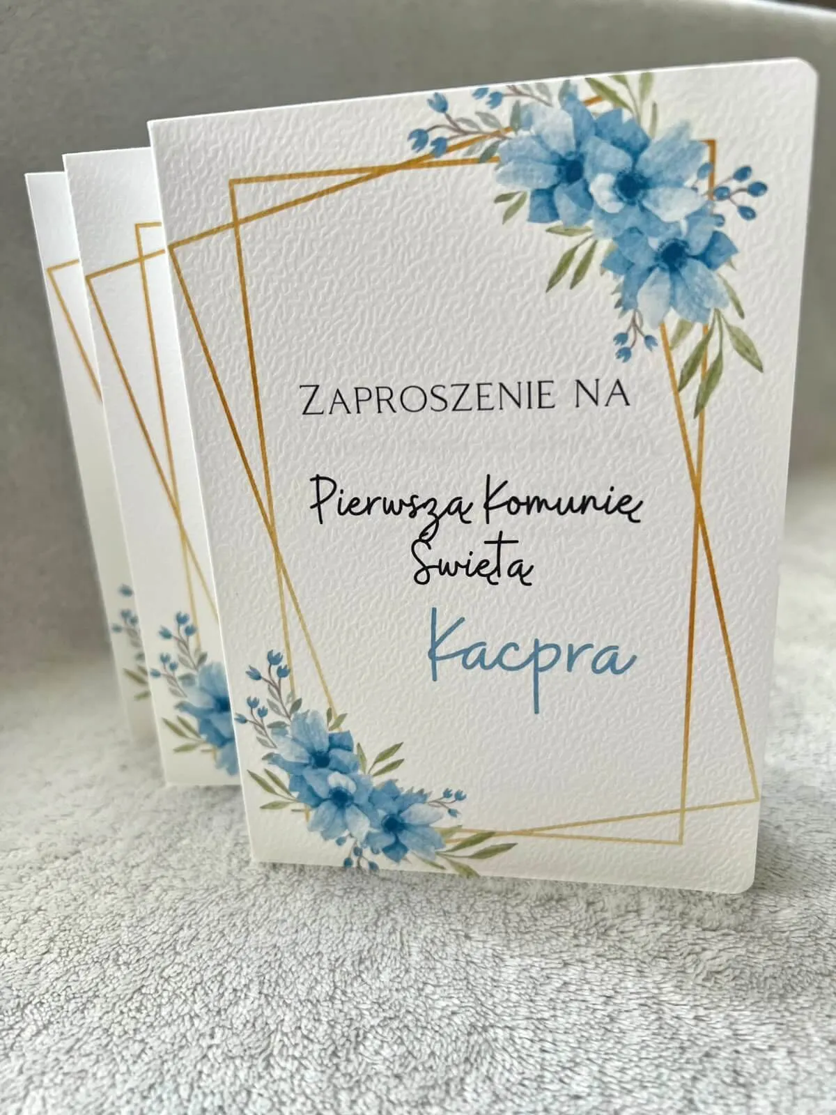 Zaproszenie na komunia — przykład 5